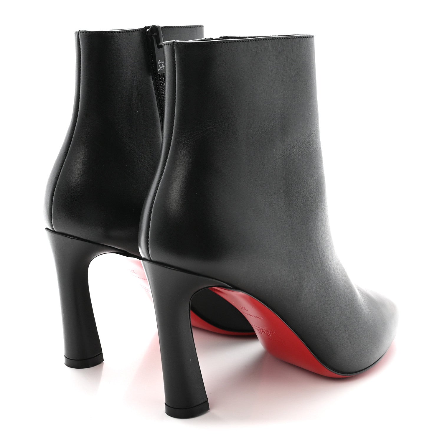 Christian Louboutin Calfskin So Eleanor 85 Ankle Boots 37 Black 5 of 8