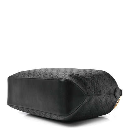 Gucci Guccissima Signature Large Linea A Hobo Black 10 of 12