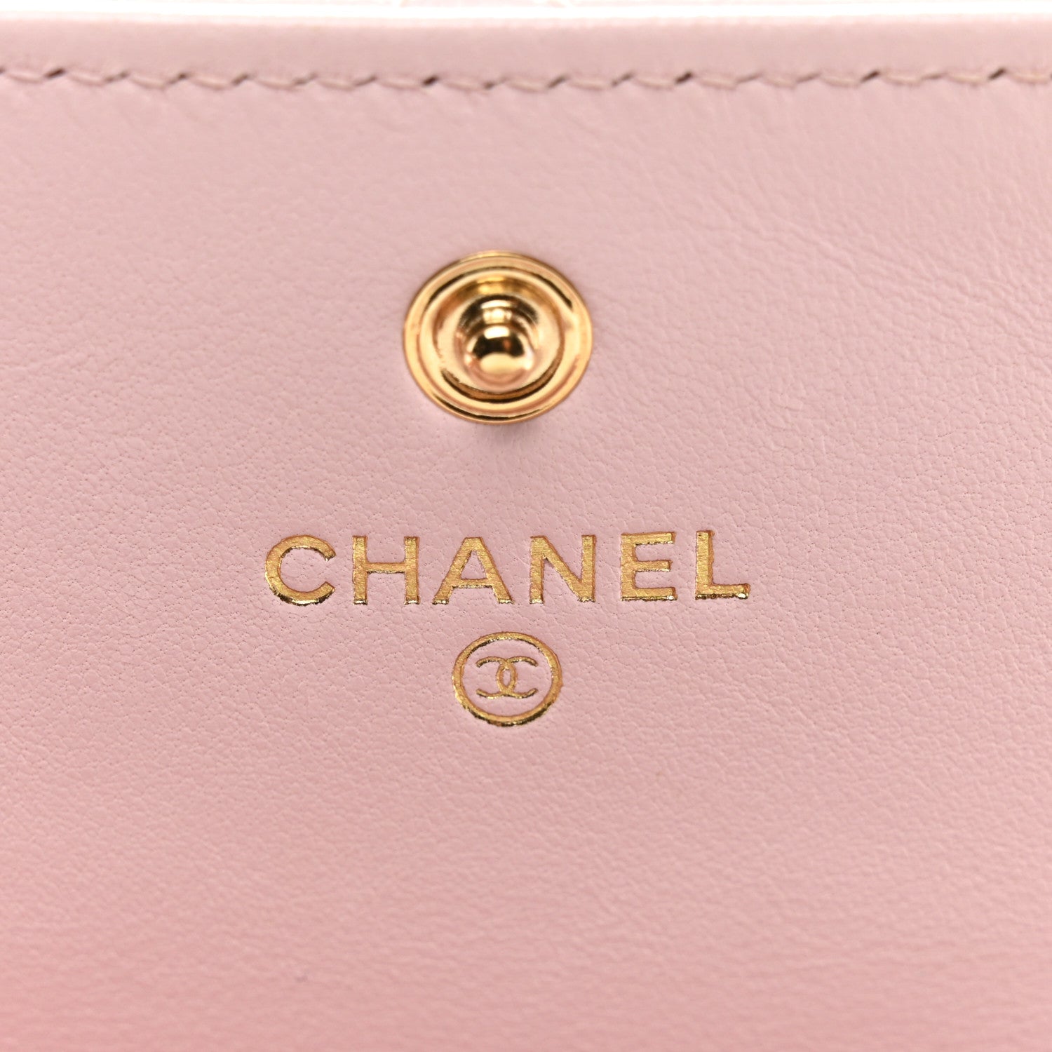 Chanel Lambskin Quilted Chanel 19 Flap Wallet Light Pink 6 of 10