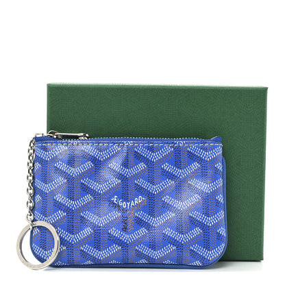 Goyard Goyardine Nano Senat Key Pouch Blue 8 of 8
