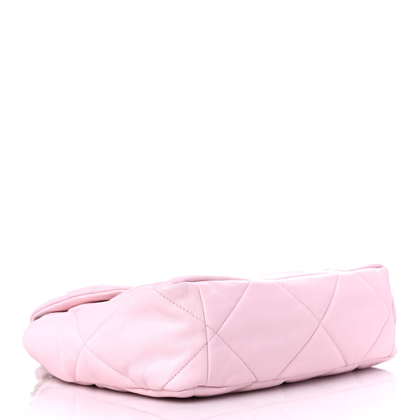 Lambskin Quilted Large Chanel 19 Flap Light Pink