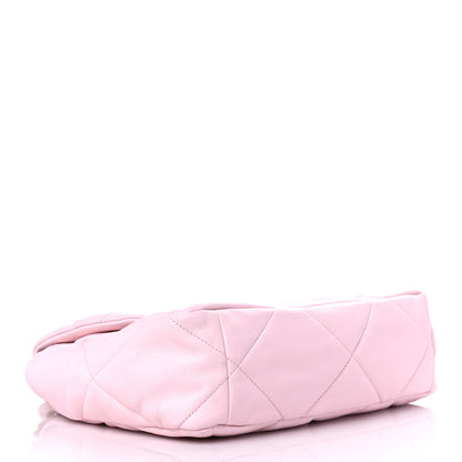 Chanel Lambskin Quilted Large Chanel 19 Flap Light Pink 4 of 9