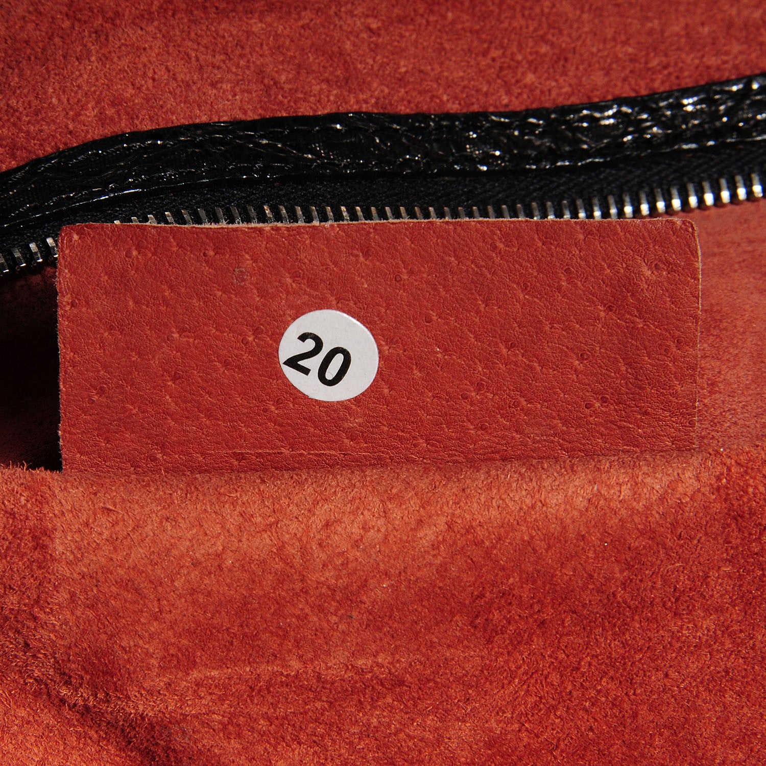 Nancy Gonzalez Metallic Crocodile Medium Leaf Tote Black 6 of 8