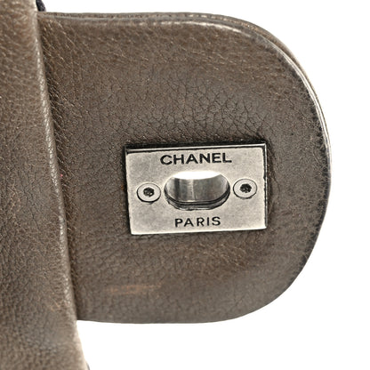 Chanel Calfskin Jumbo Canebiers Net Flap Brown 8 of 13