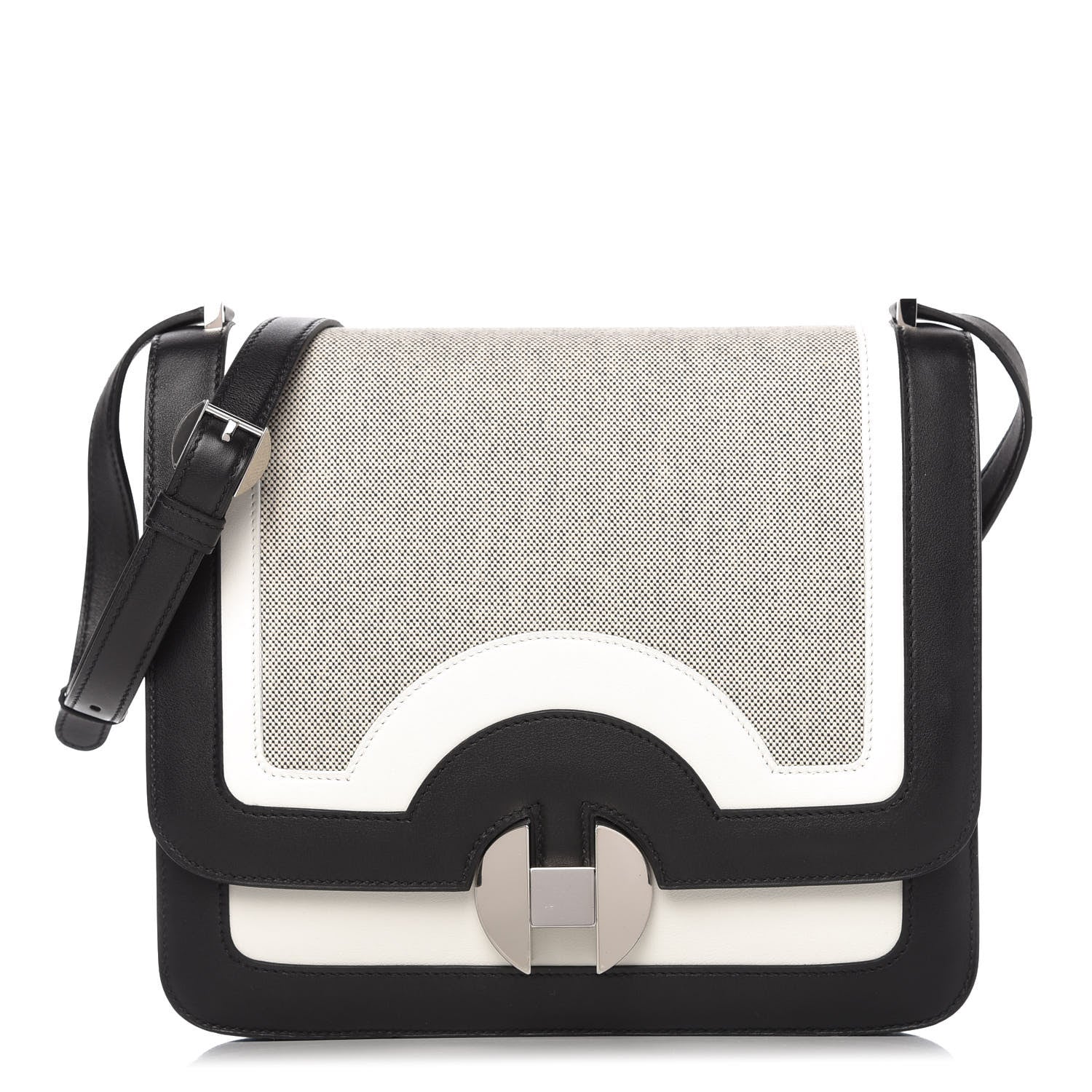 Hermes Toile Swift 2002 26 Ecru Black White 1 of 9