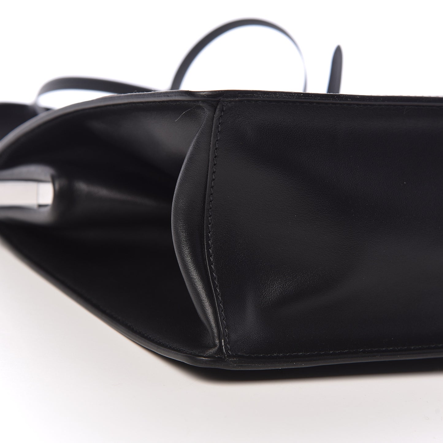 City Calfskin Palm Tree Print Light Frame Bag Black Mare