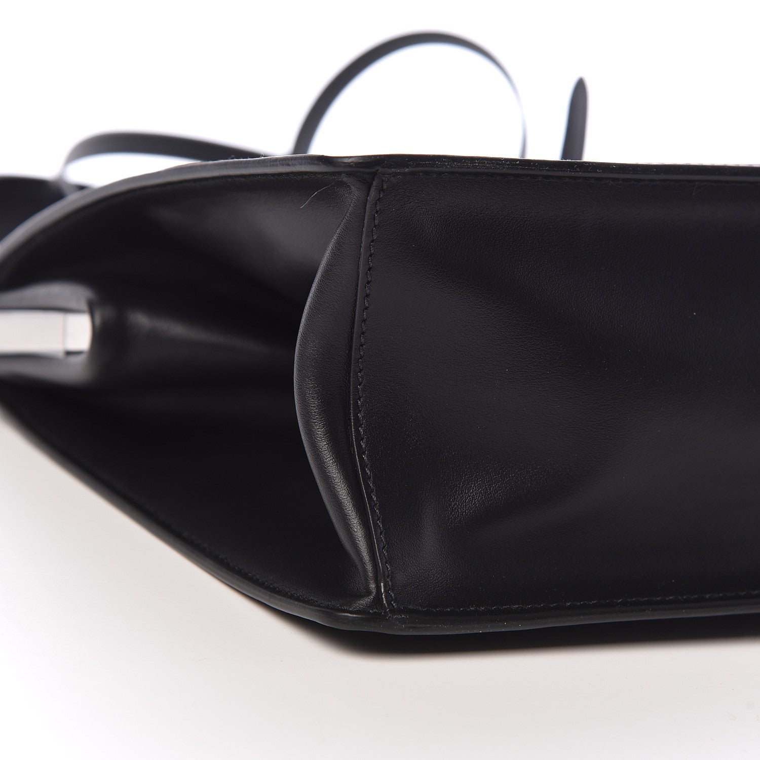 Prada City Calfskin Palm Tree Print Light Frame Bag Black Mare 8 of 11