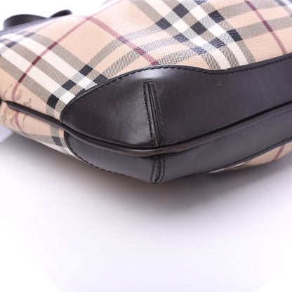 Burberry Haymarket Check Hartham Shoulder Bag Chocolate 6 of 13