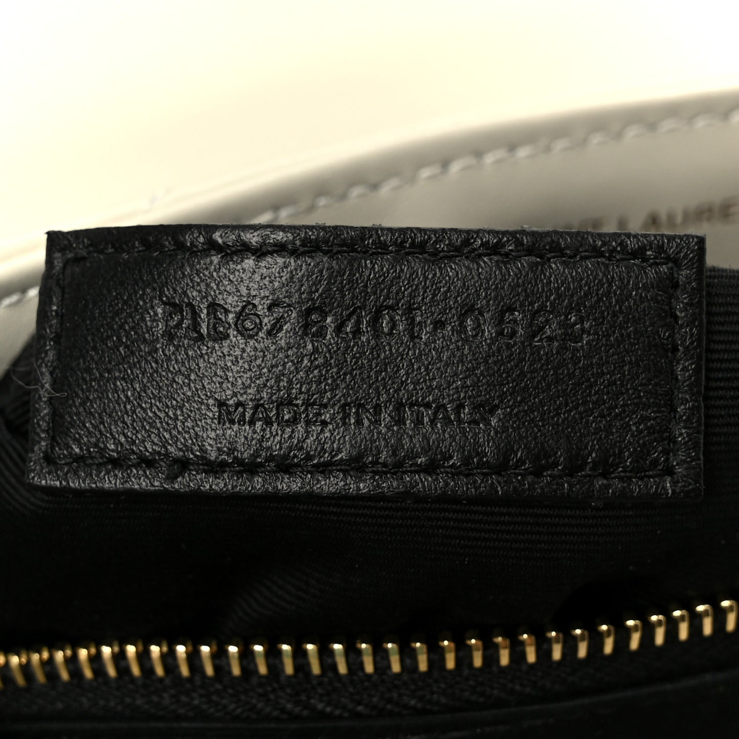 Calfskin Y Quilted Monogram Toy Loulou Crossbody Bag Crema Soft