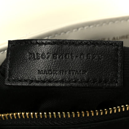 Saint Laurent Calfskin Y Quilted Monogram Toy Loulou Crossbody Bag Crema Soft 8 of 12