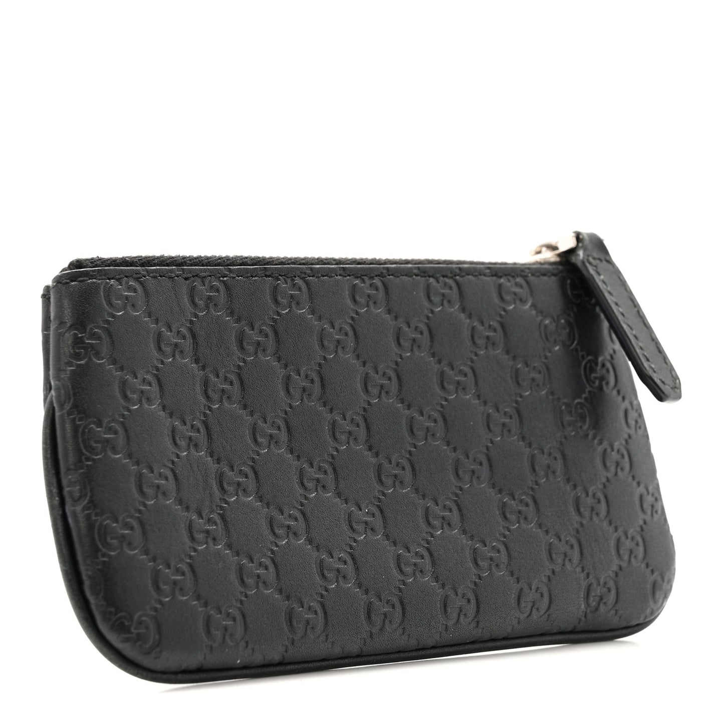 Microguccissima Key Ring Coin Case Black