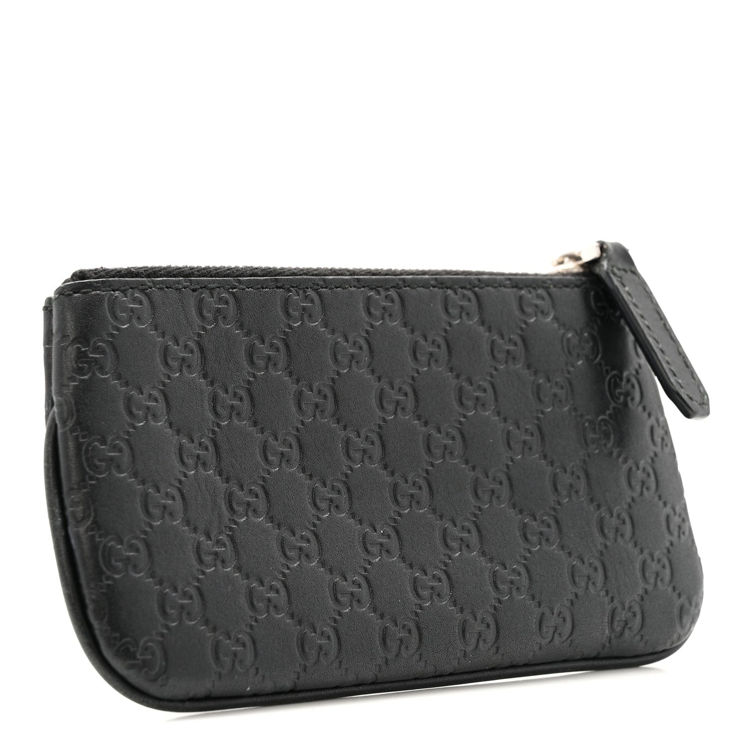 Gucci Microguccissima Key Ring Coin Case Black 3 of 8