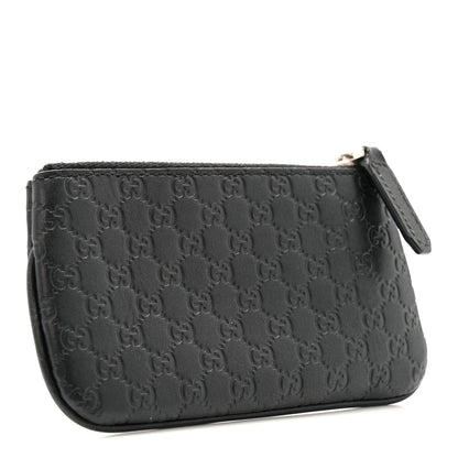 Gucci Microguccissima Key Ring Coin Case Black 3 of 8