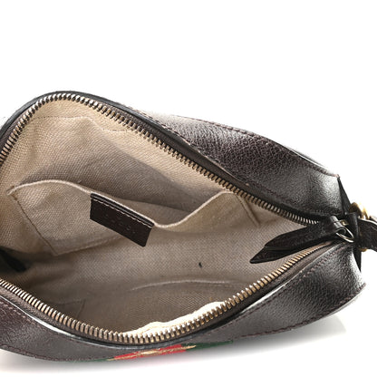 Gucci Textured Calfskin Web Small Webby Bee Shoulder Bag Brown Coffee 10 of 13