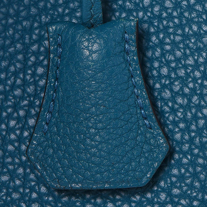 Hermes Taurillon Clemence Birkin 30 Cobalt 31 of 32