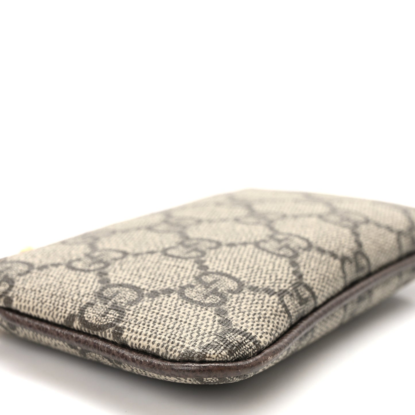 GG Supreme Monogram Key Case Brown