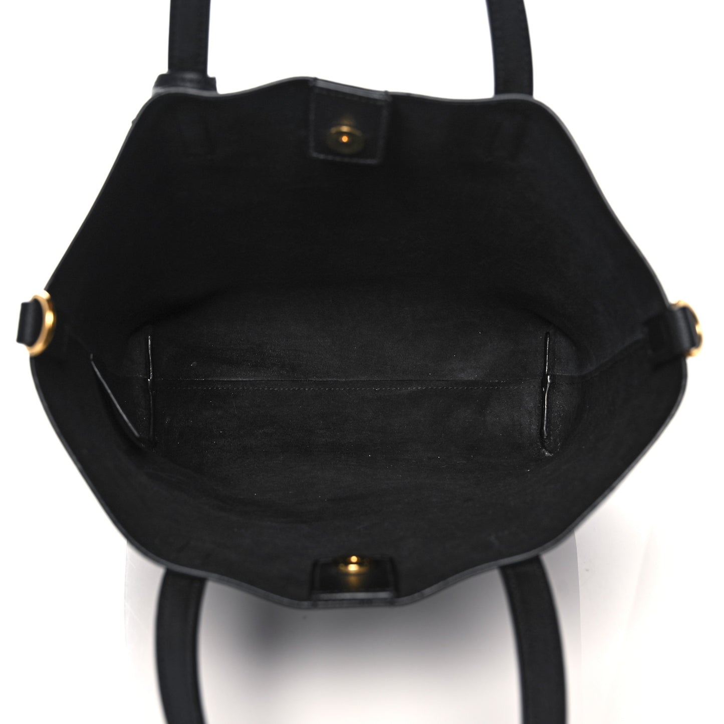 Calfskin Toy Shopping Tote Black