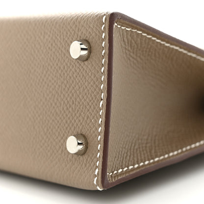 Hermes Epsom Mini Kelly Sellier 20 Etoupe 9 of 10