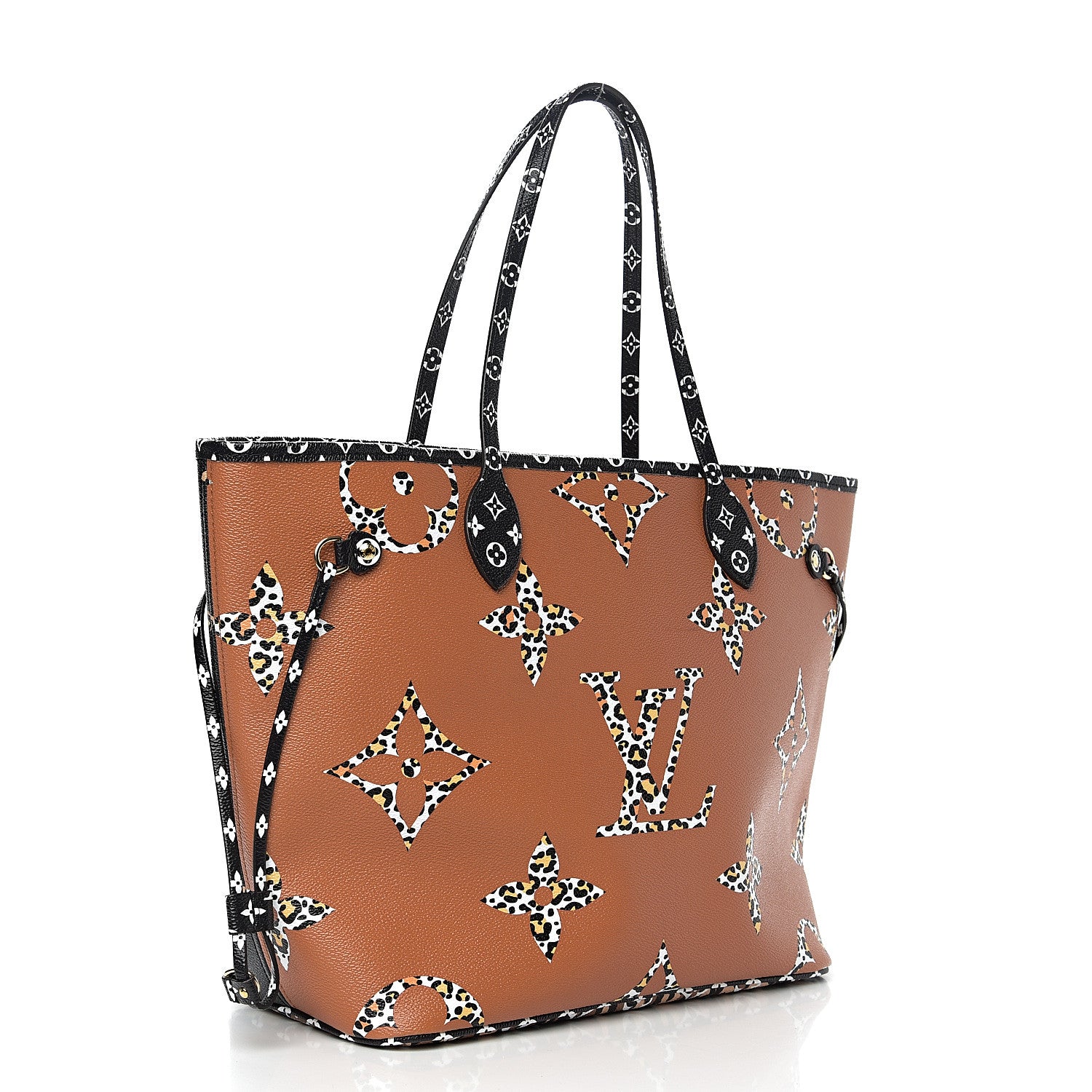 Louis Vuitton Monogram Giant Jungle Neverfull MM Black 2 of 9