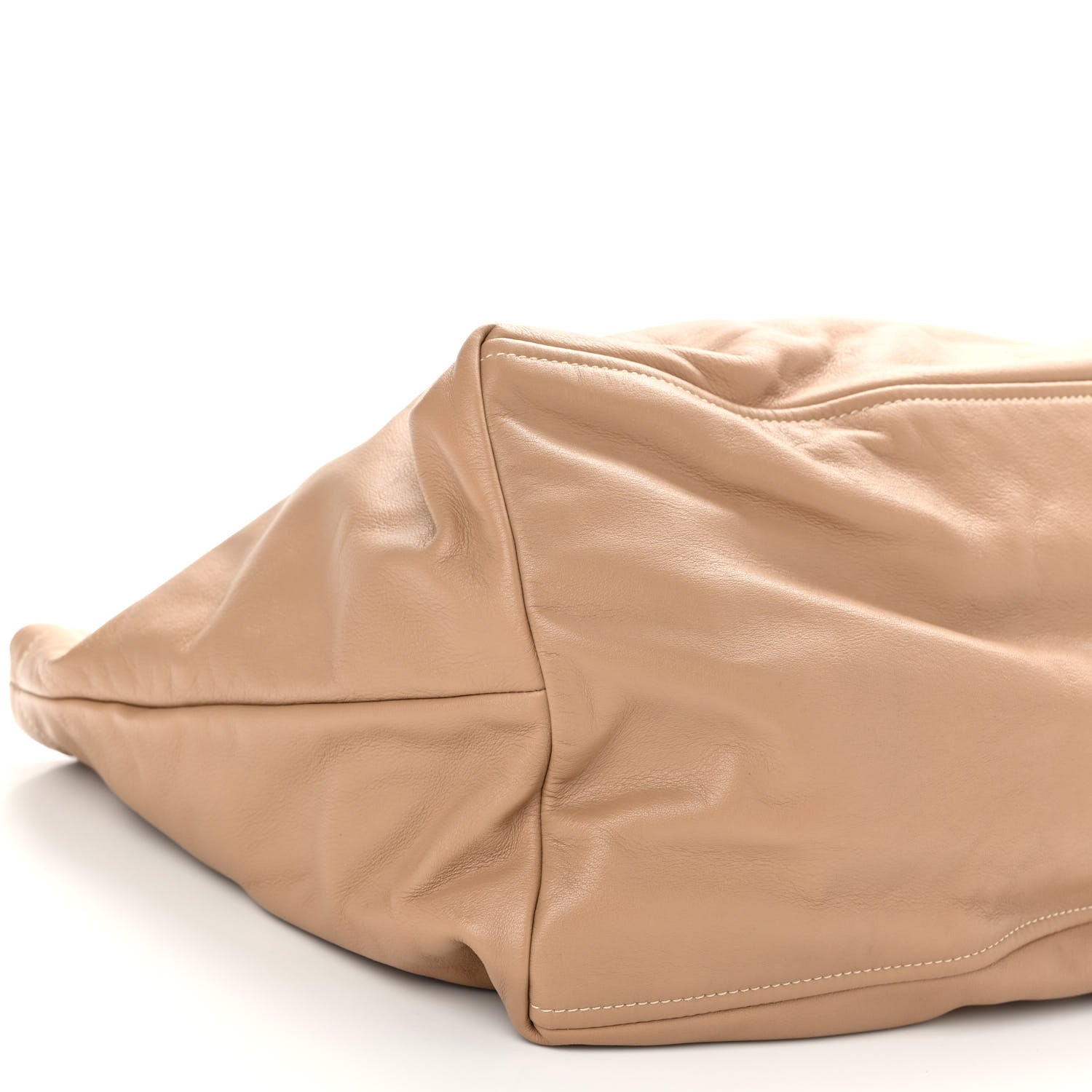 Prada Soft Calf Chain Tote Caramel 8 of 9