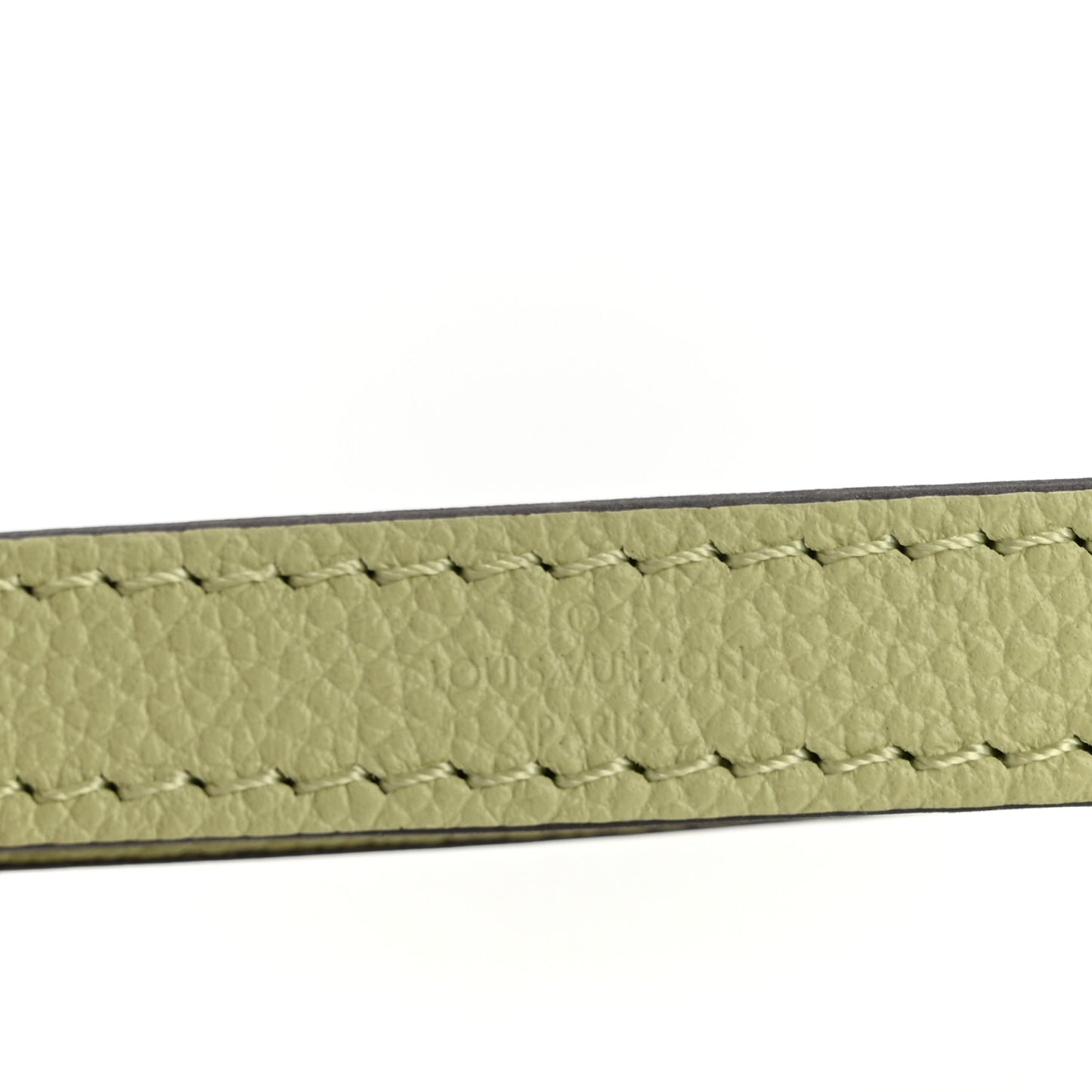 Calfskin Buci Shoulder Strap Light Green