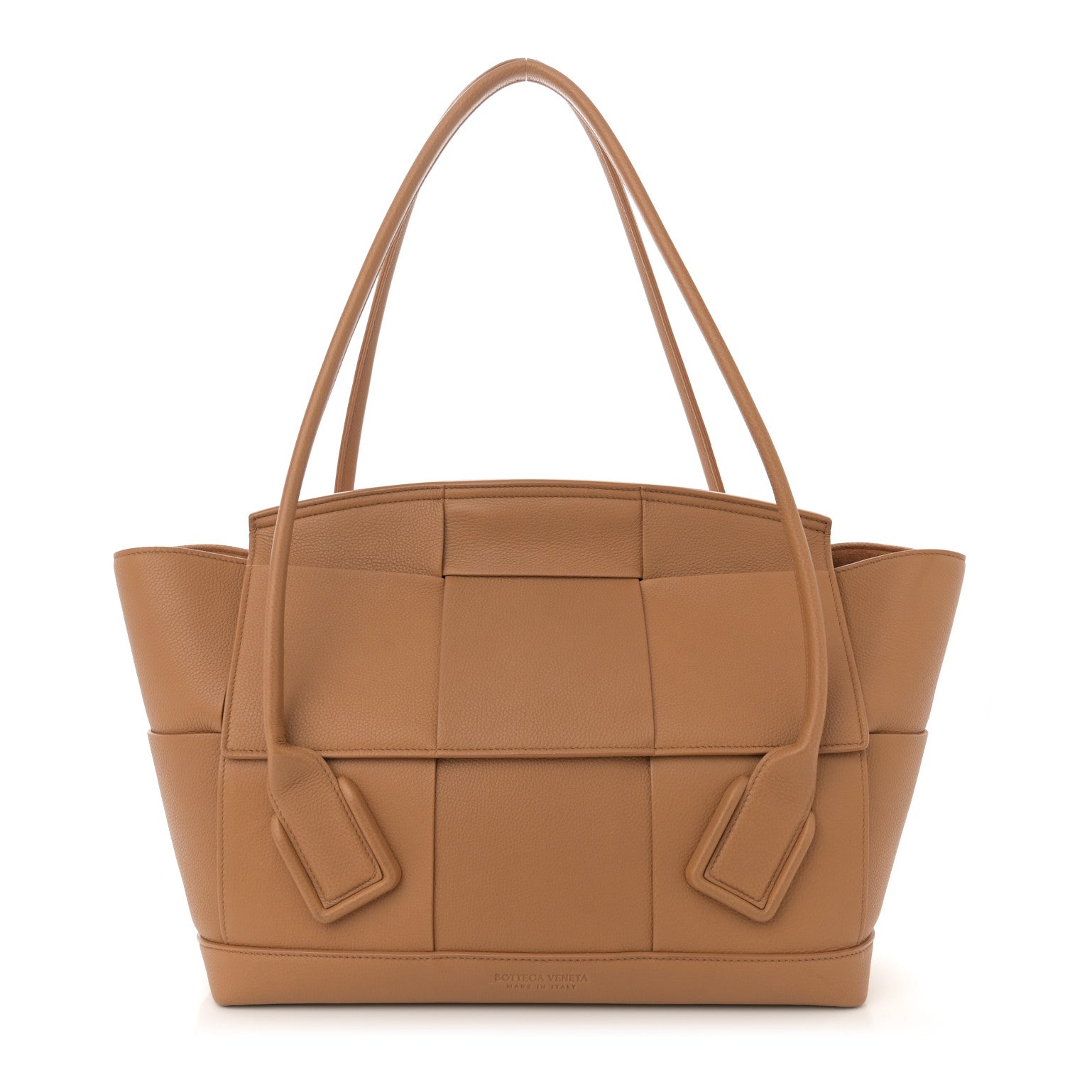 Bottega Veneta French Calfskin Maxi Intrecciato Medium Arco Nude 1 of 15