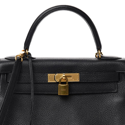 Hermes Togo Kelly Retourne 28 Black 14 of 14