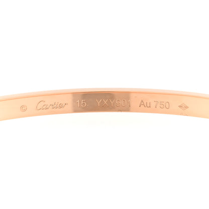 Cartier 18K Pink Gold Small LOVE Bracelet 15 3 of 7