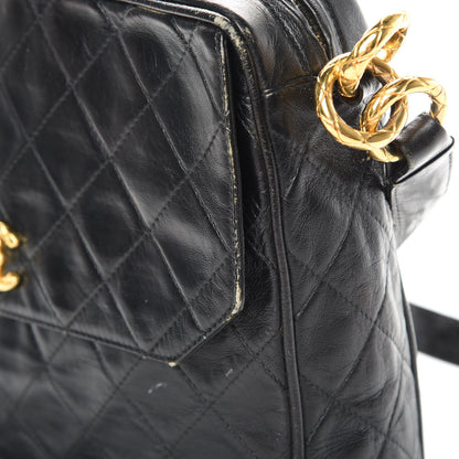 Chanel Lambskin Quilted Flap Shoulder Bag Black 17 of 17