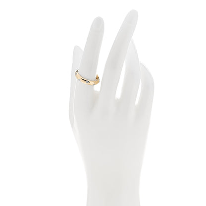 Tiffany 18K Yellow Gold Platinum Diamond 4mm Etoile Band Ring 54 7 2 of 5