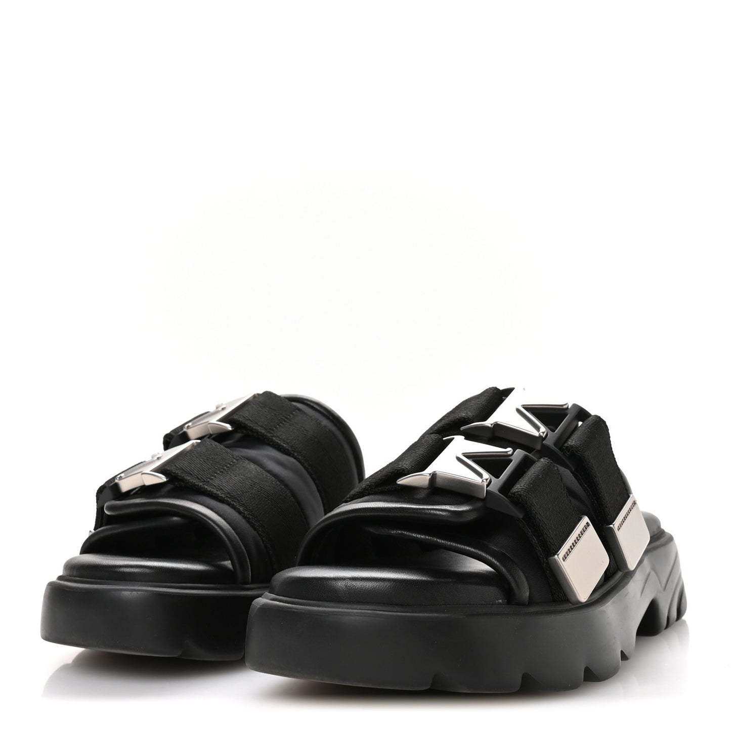 Nappa Flash 45mm Flat Sandals 37 Black
