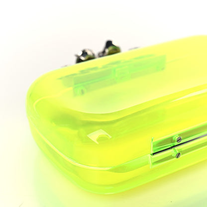 Alexander McQueen Resin Knuckle Clutch Neon Yellow 7 of 8