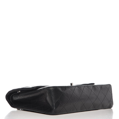 Chanel Lambskin Quilted Medium Double Flap Bijoux Chain Black 5 of 10