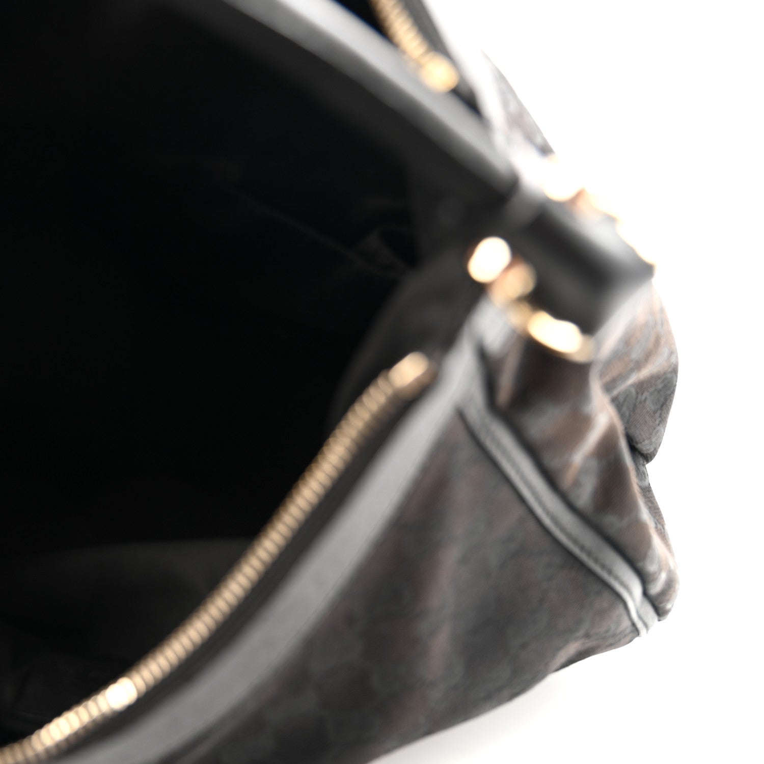 Gucci Monogram Large D Ring Hobo Black 5 of 10