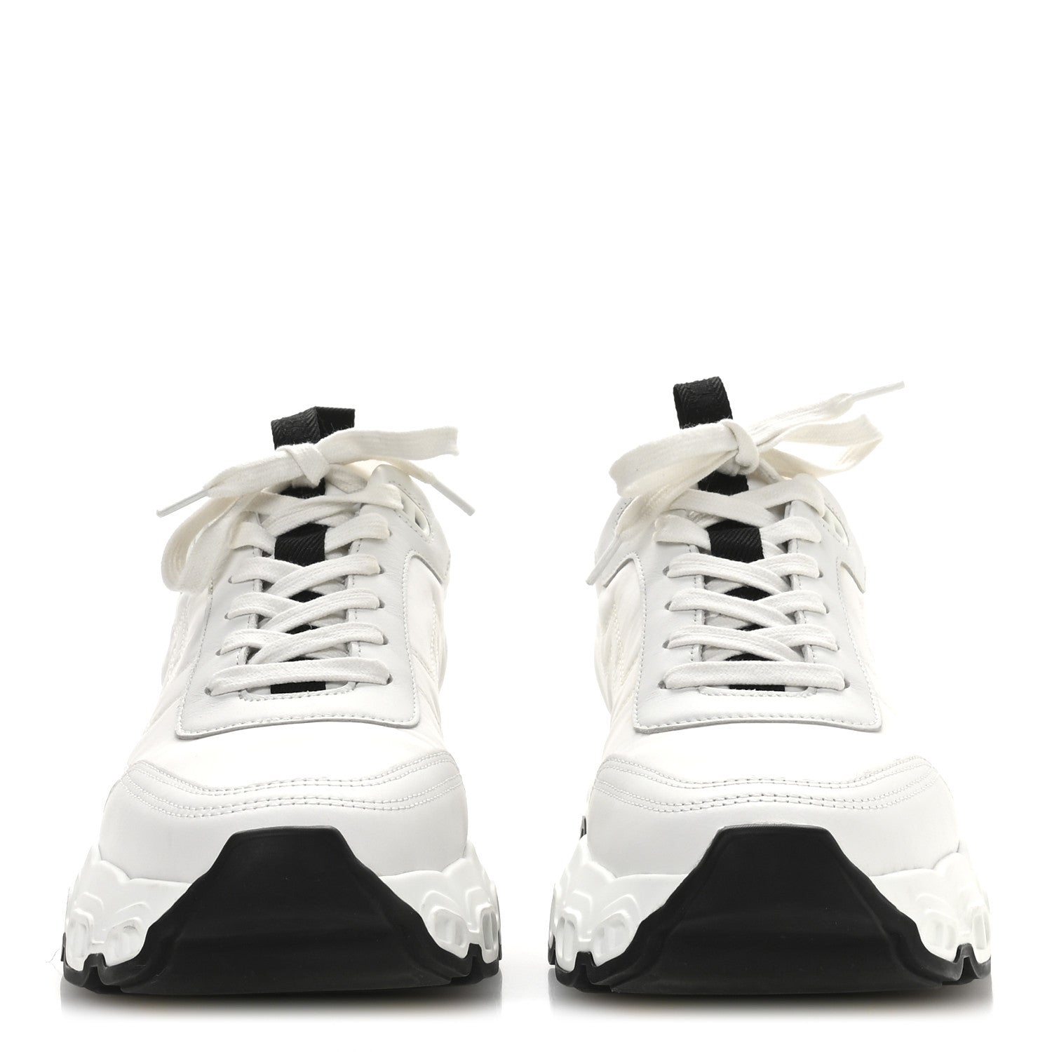 Hermes Parachute Fabric Calfskin Impulse Sneakers 40 White 3 of 10
