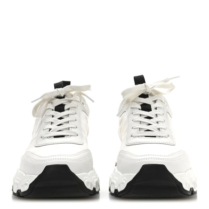 Hermes Parachute Fabric Calfskin Impulse Sneakers 40 White 3 of 10