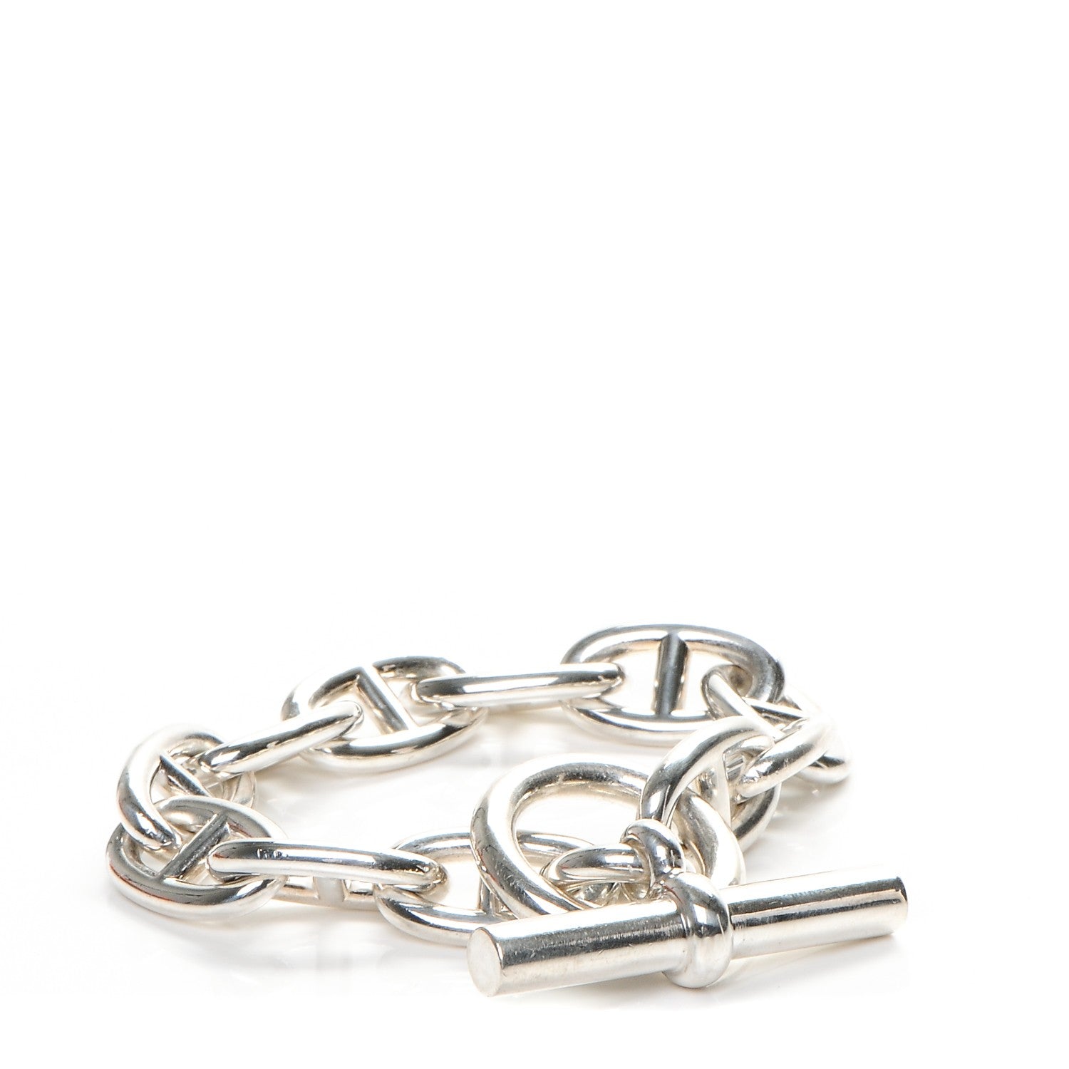 Hermes Sterling Silver Chaine d'Ancre Bracelet 3 of 5