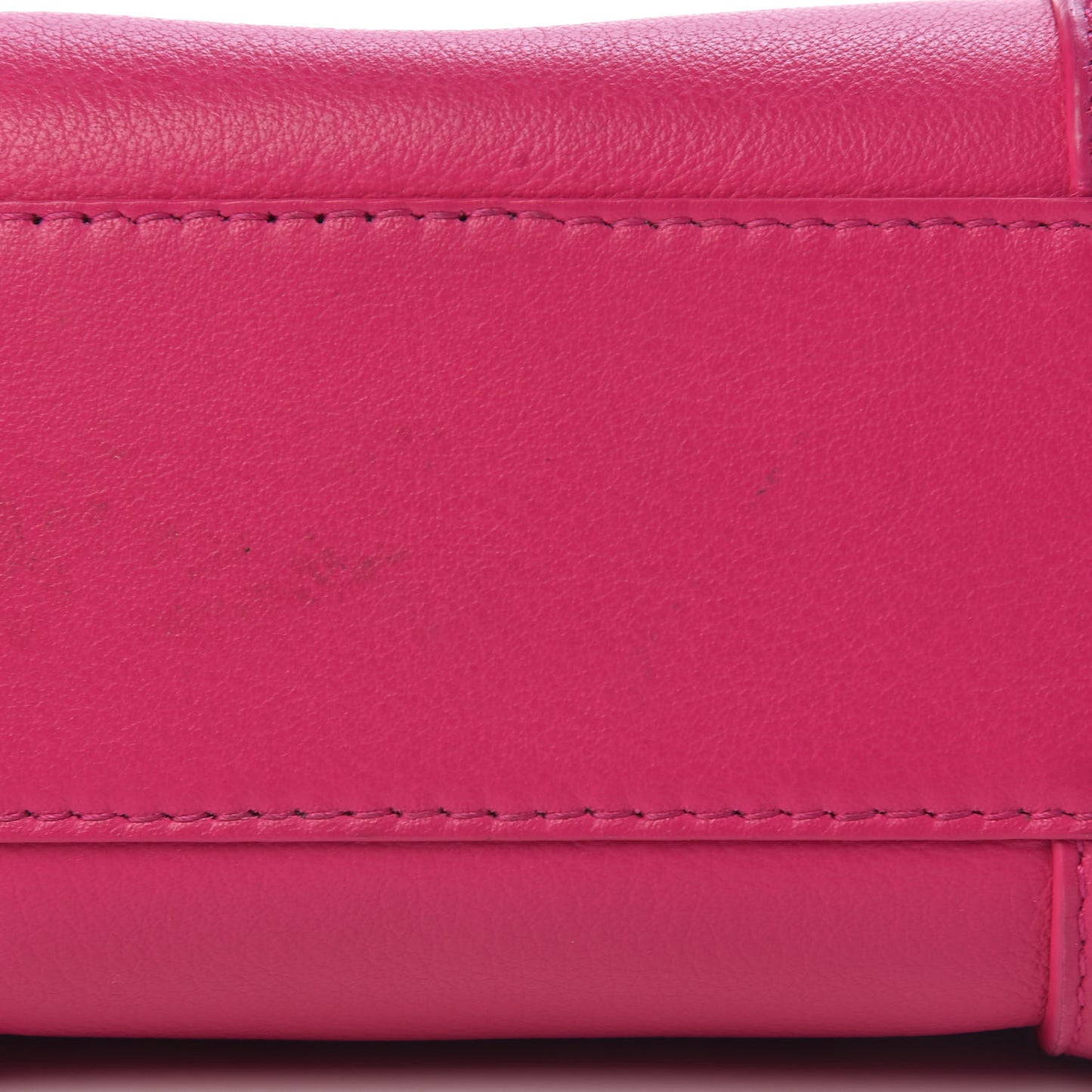 Calfskin XXS Everyday Tote Rose Magenta Black