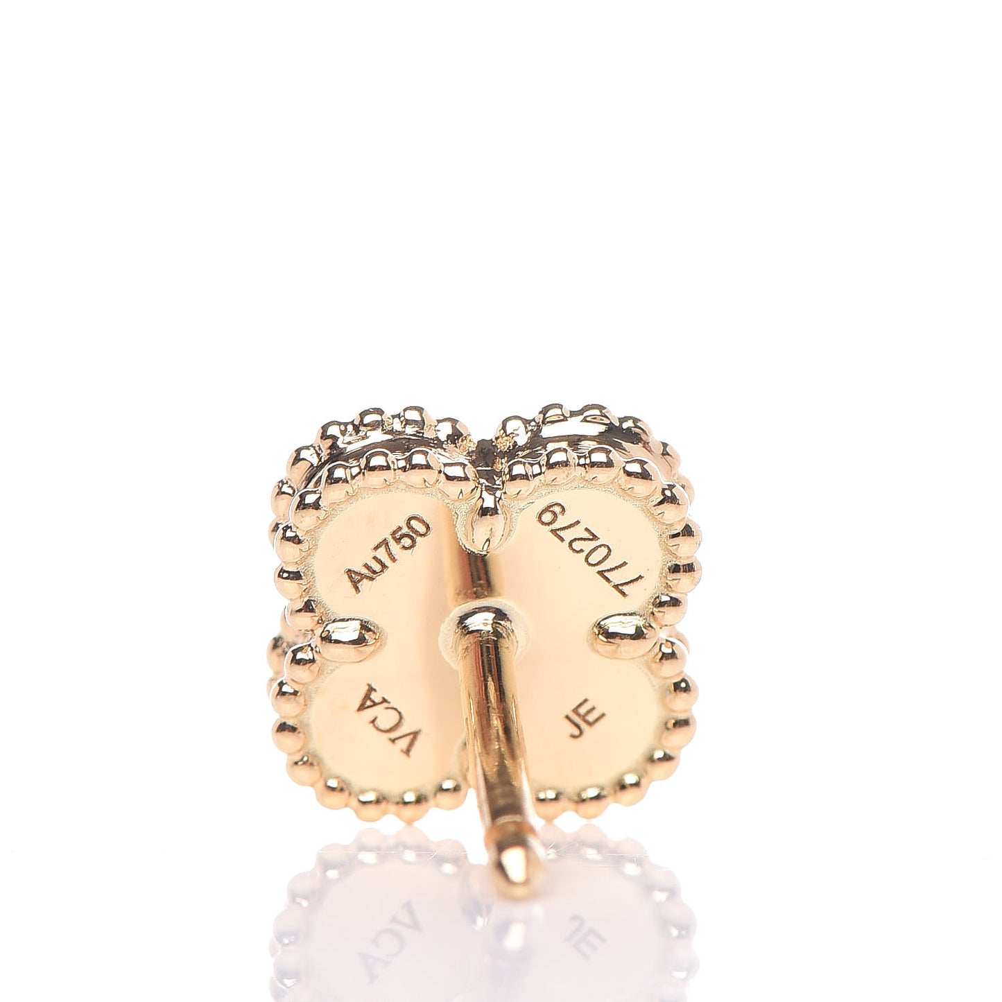 18K Yellow Gold Mother of Pearl Sweet Alhambra Earrings