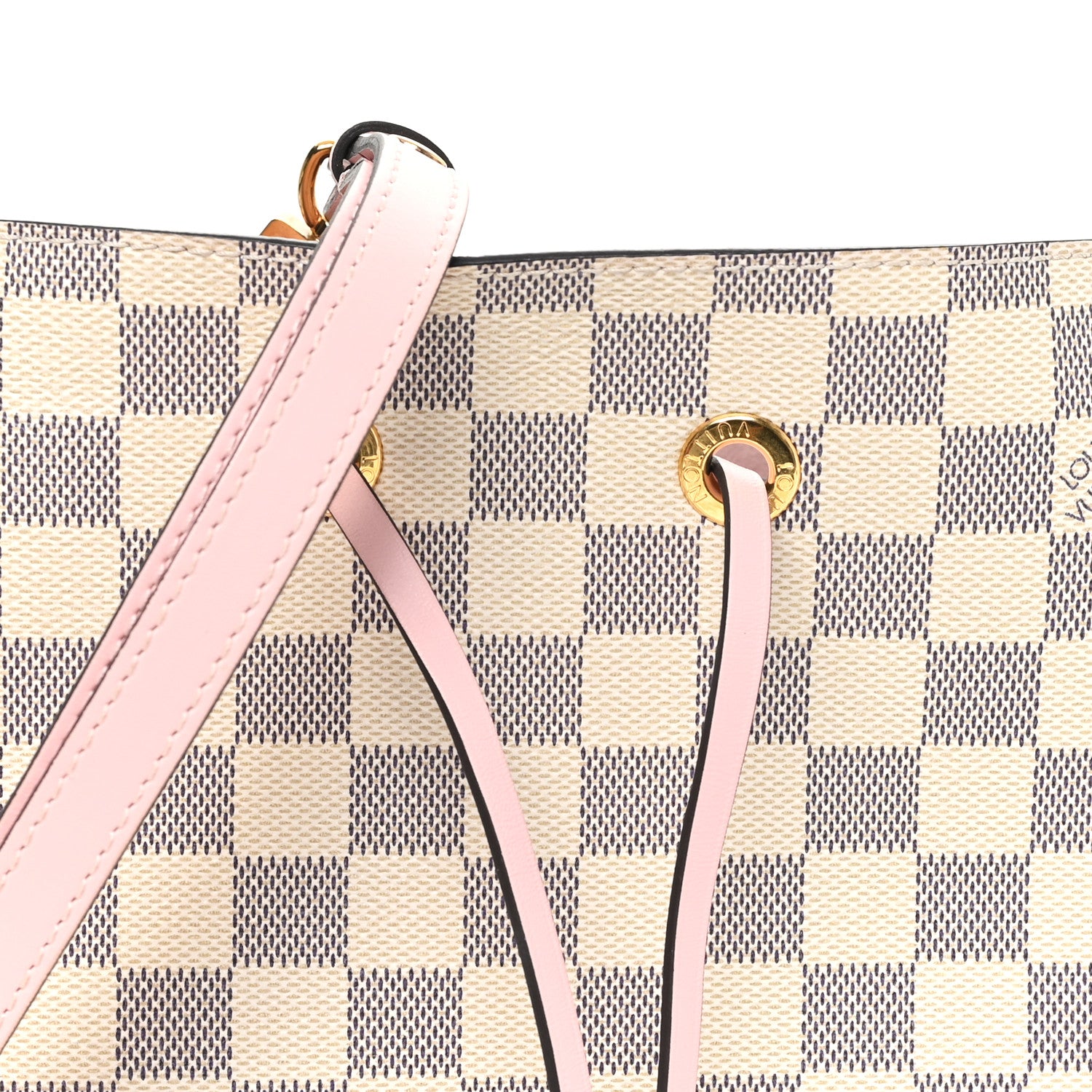 Louis Vuitton Damier Azur Neonoe MM Eau De Rose 8 of 10
