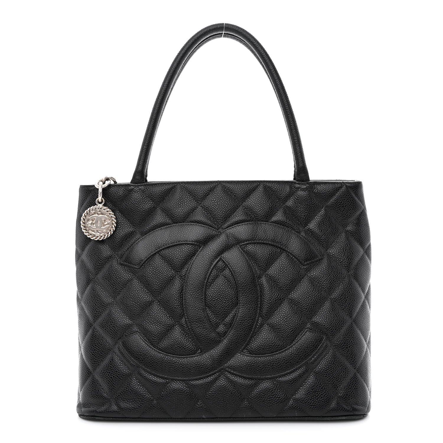 Chanel Caviar Quilted Medallion Tote Black 1 of 15