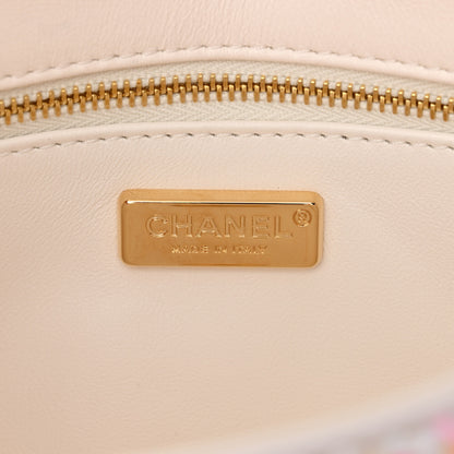 Chanel Sequin Logo Mini Rectangular Flap White Multicolor White Multicolor 6 of 11