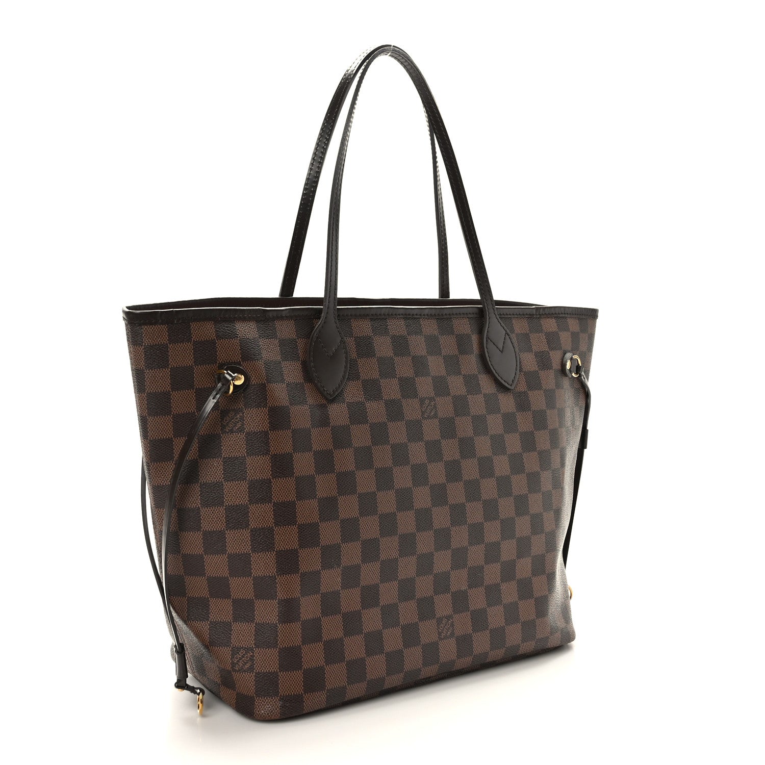 Louis Vuitton Damier Ebene Neo Neverfull MM Rose Ballerine 3 of 9