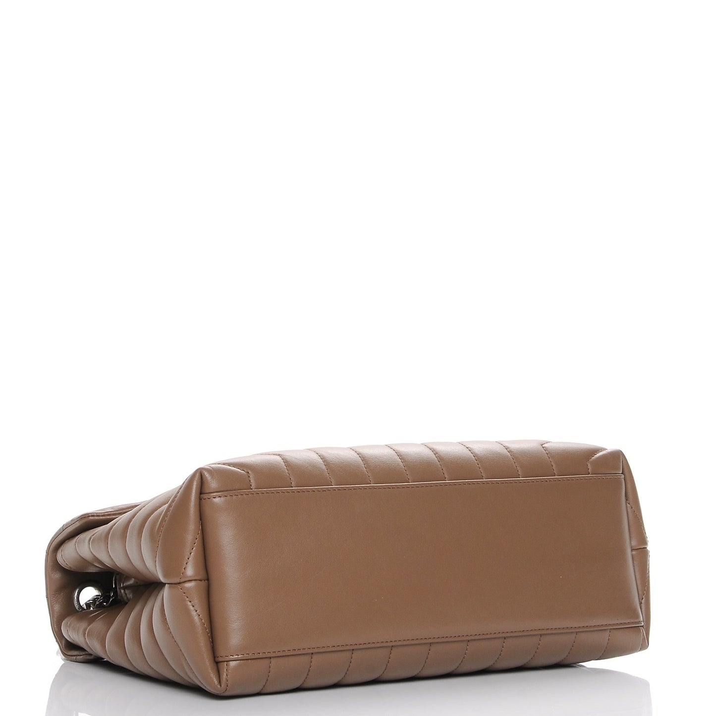 Calfskin Y Quilted Monogram Medium Loulou Chain Satchel Desert Storm