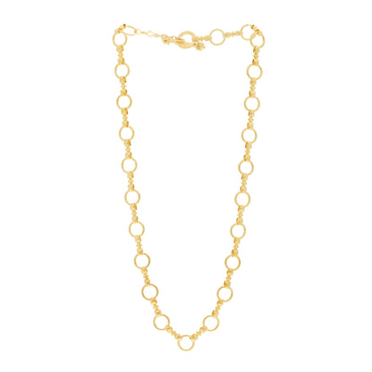 Elizabeth Locke 19K Yellow Gold Celtic Link Necklace 21" 2 of 4