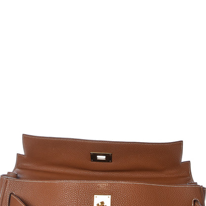 Hermes Fjord Kelly Retourne 40 Gold 9 of 41