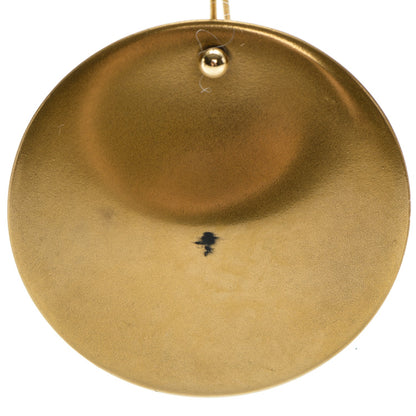 Tiffany Lacquered Japanese Hardwood Elsa Peretti Round Drop Earrings Gold 3 of 6