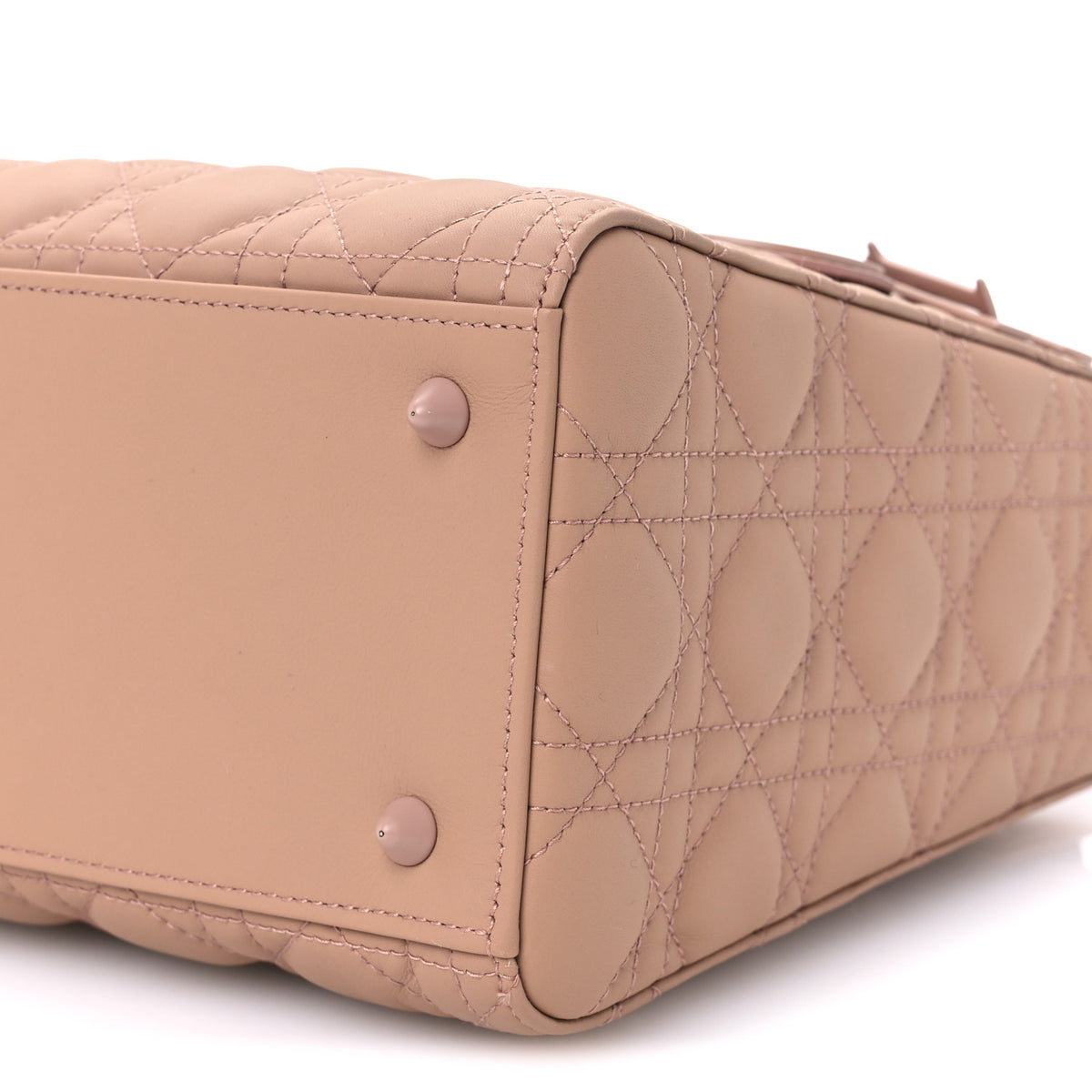 Christian Dior Ultra Matte Calfskin Cannage Medium Lady Dior Beige 9 of 9