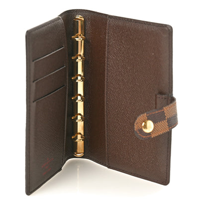 Louis Vuitton Damier Ebene Small Ring Agenda Cover 5 of 7