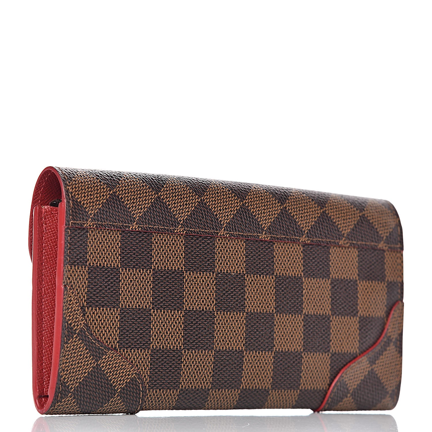 Louis Vuitton Damier Ebene Caissa Wallet Cherry 3 of 6